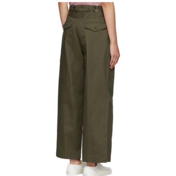Rag & Bone Lora Green Belted Trouser, Size 31 - Picture 6 of 7